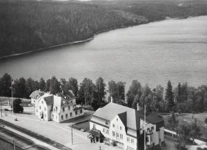 3-1 Ed, stationshuset ca 1952