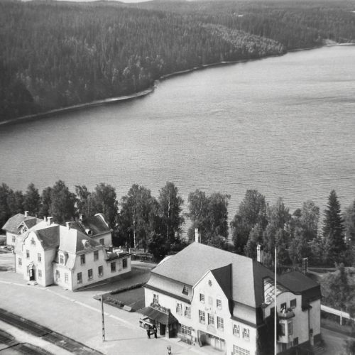 3-1 Ed, stationshuset ca 1952